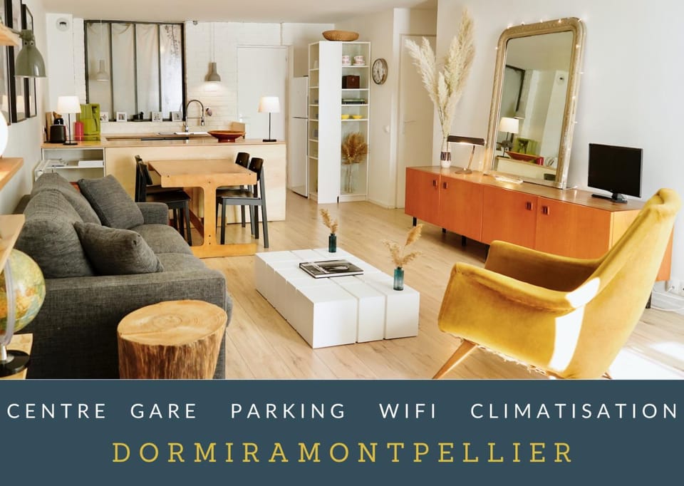 Le Saint Roch-Centre-Free Parking-Clim Apartment in Montpellier