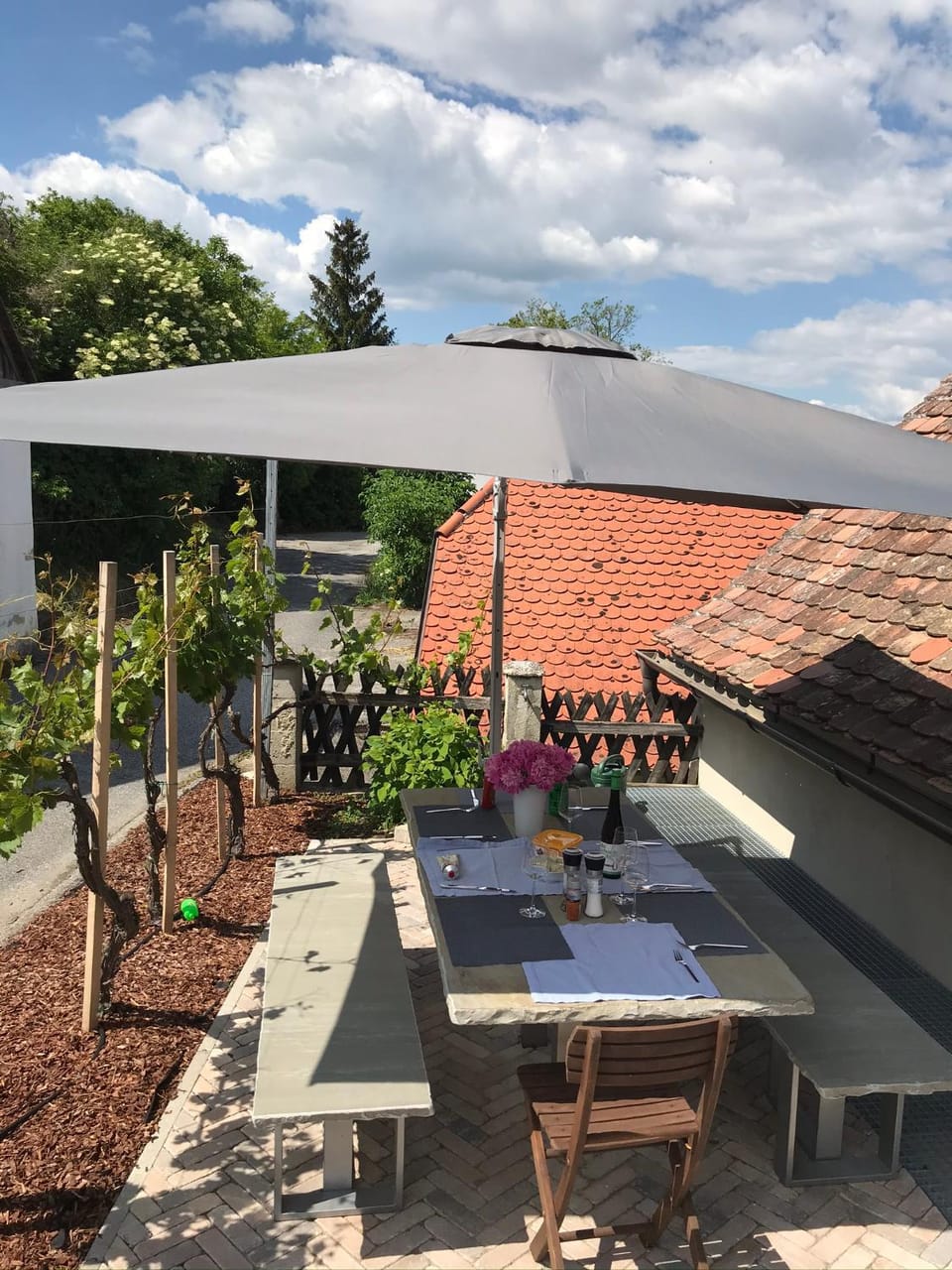 Garden, Dining area, Garden view