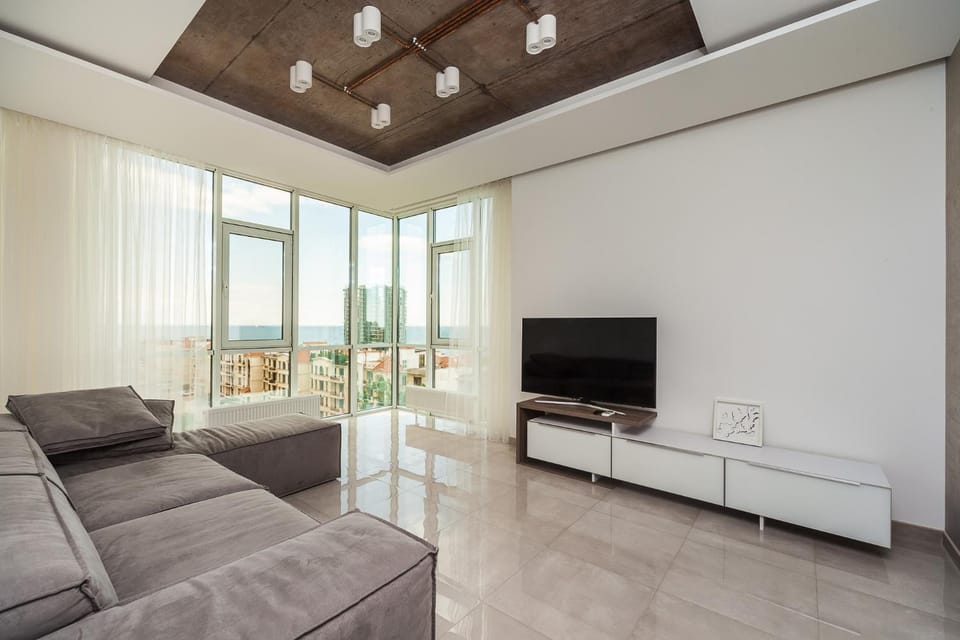 TV and multimedia, Living room, Seating area, Sea view