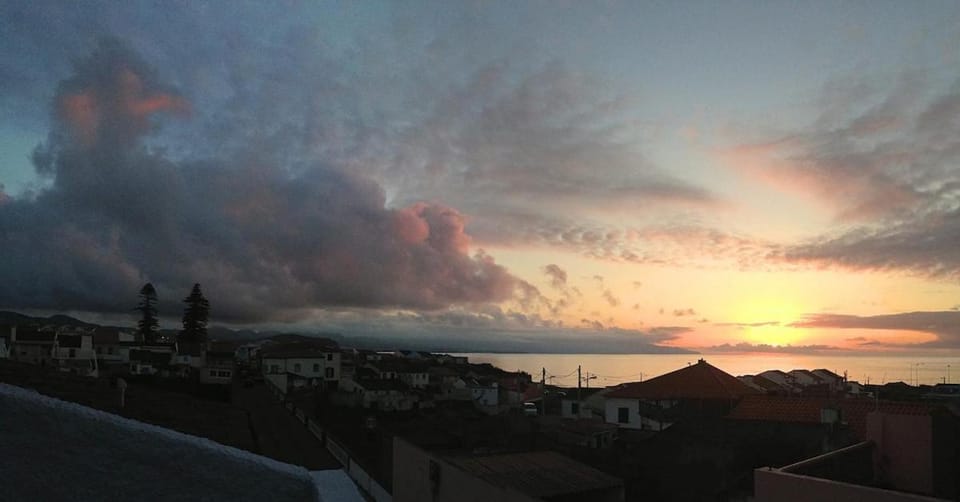 Natural landscape, Sea view, Sunset