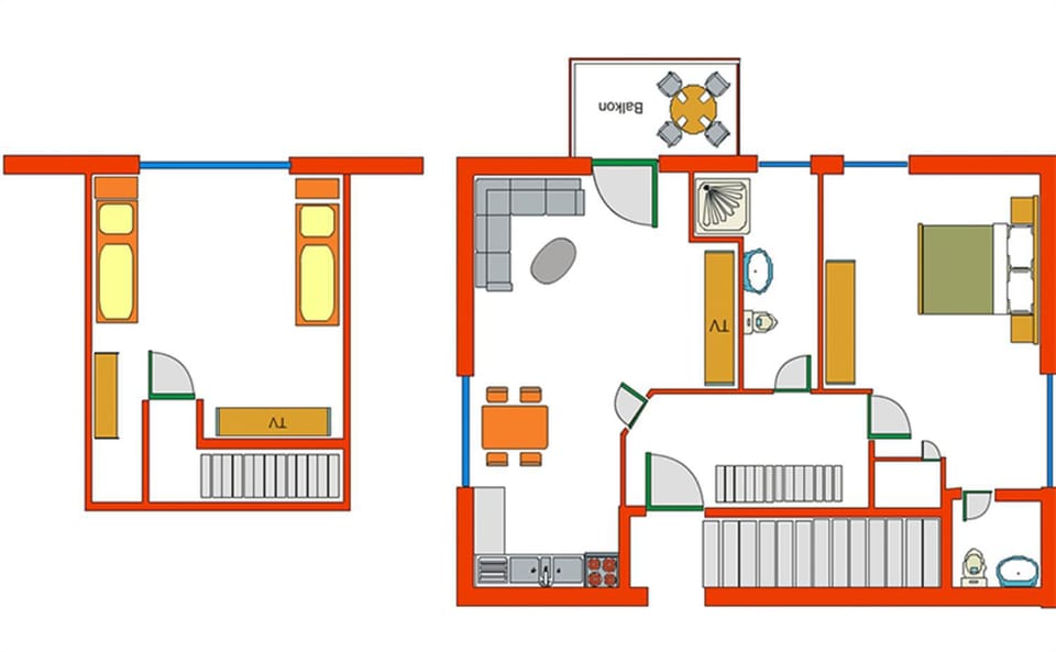 Floor plan, Location