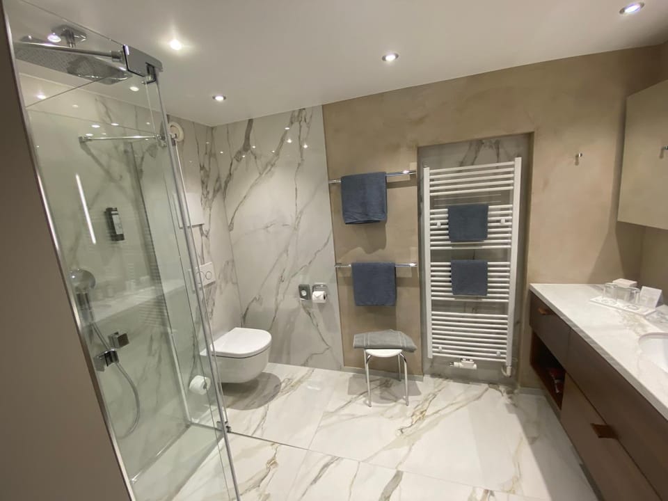 Shower, Toilet, Bathroom, towels