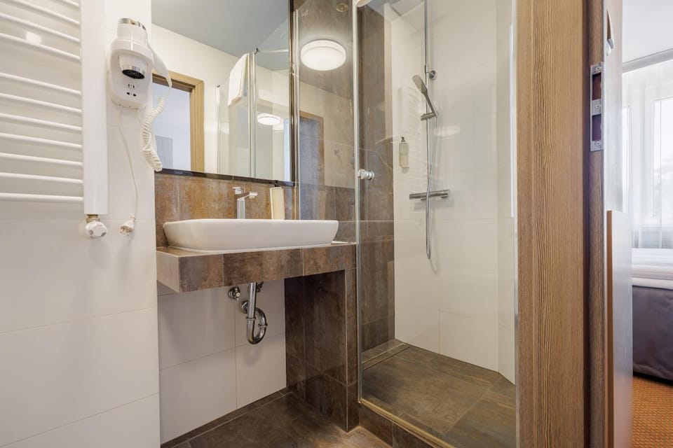 Bathroom, hair dryier