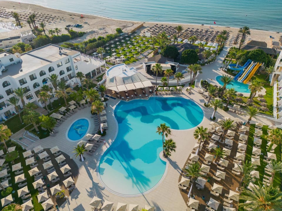 Natural landscape, Bird's eye view, Beach, Pool view, Sea view, Swimming pool