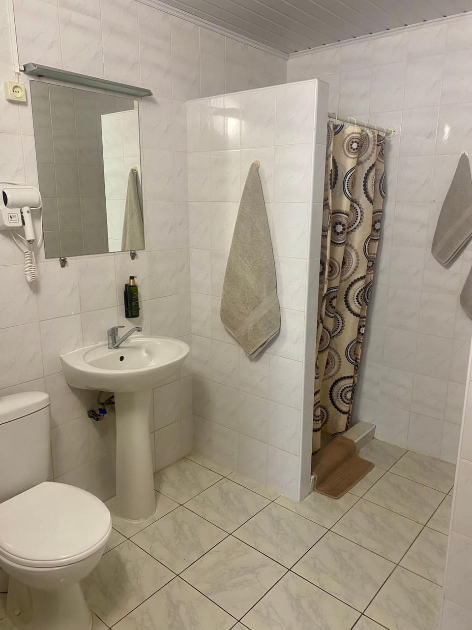 Shower, Toilet, Bathroom, towels