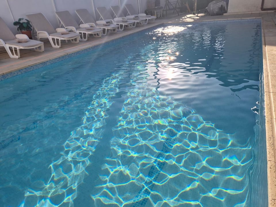 Pool view, Swimming pool, sunbed