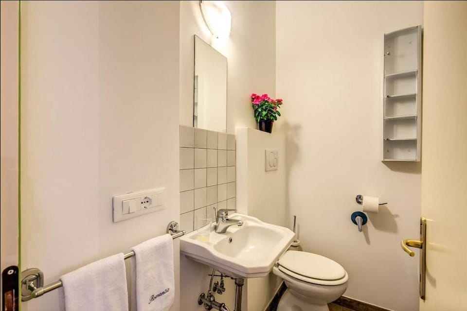 Toilet, Bathroom, towels