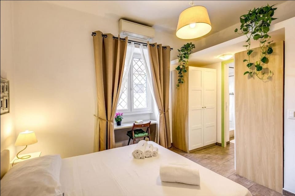 Bed, Photo of the whole room, Bedroom, towels, wardrobe