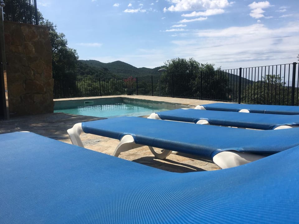 Natural landscape, Mountain view, Swimming pool