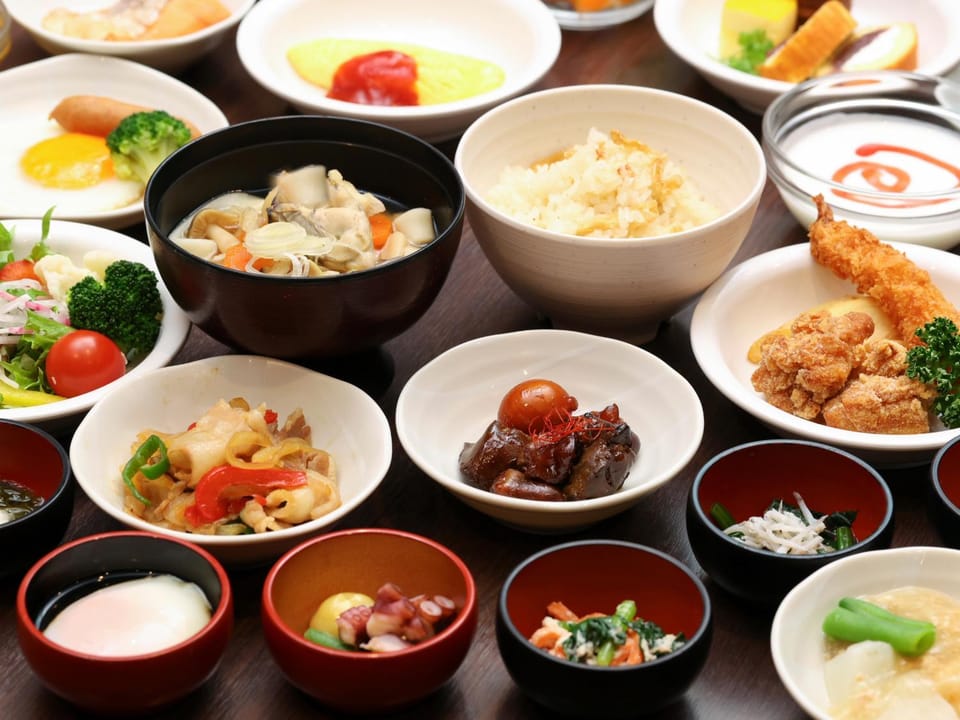Buffet breakfast, Asian breakfast