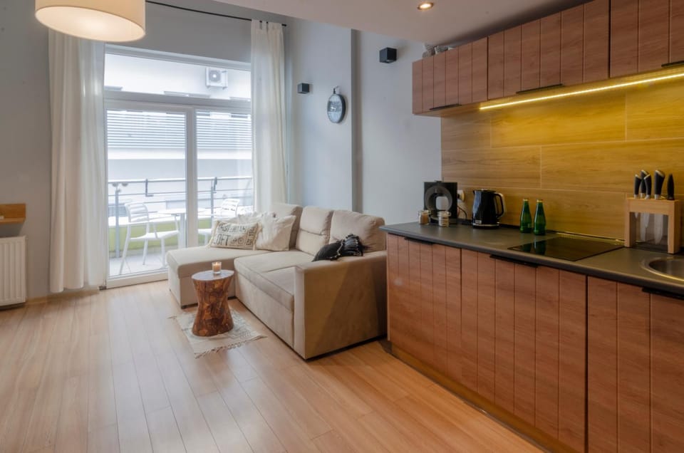 HolidayHomePL LOFT z antresolą i balkonem przy plaży Apartment in Miedzyzdroje
