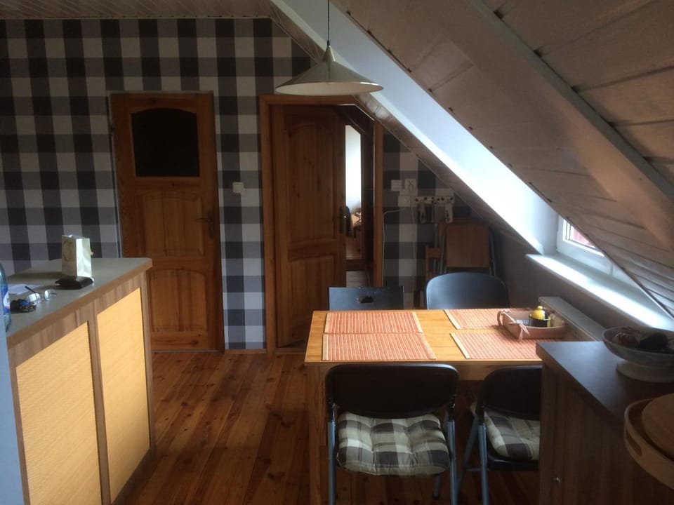 Kitchen or kitchenette, Dining area