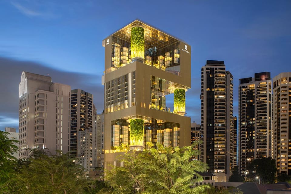 Property building, Night, Neighbourhood