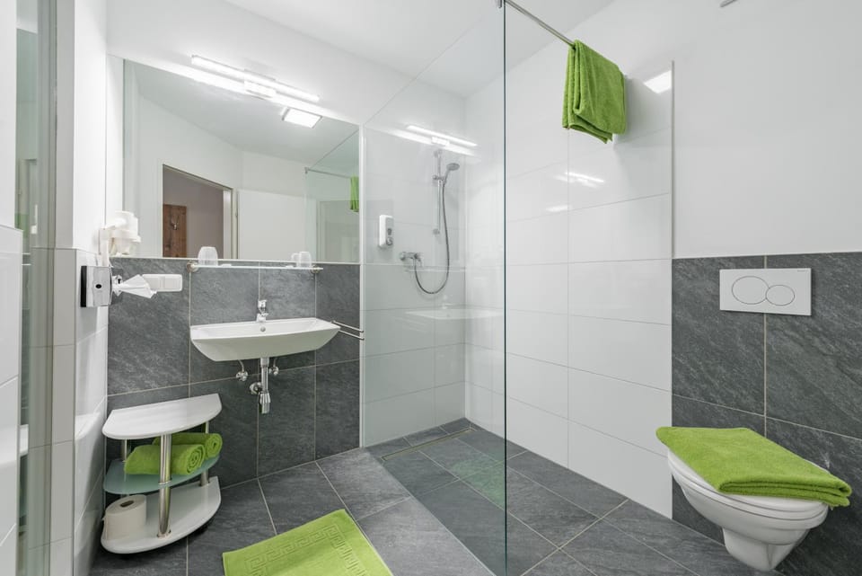 Shower, Toilet, Bathroom, Photo of the whole room, Decorative detail
