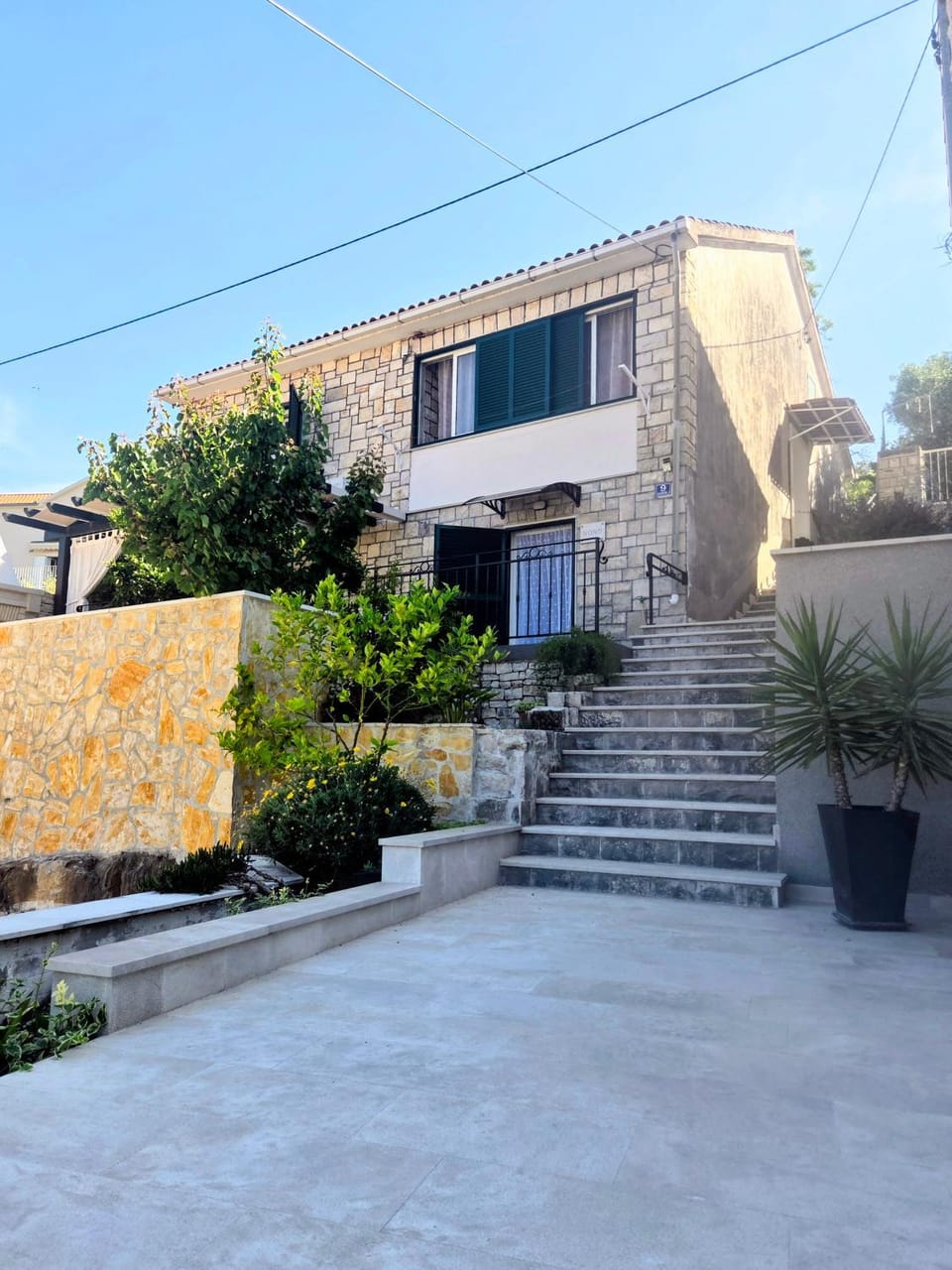 Property building, Patio