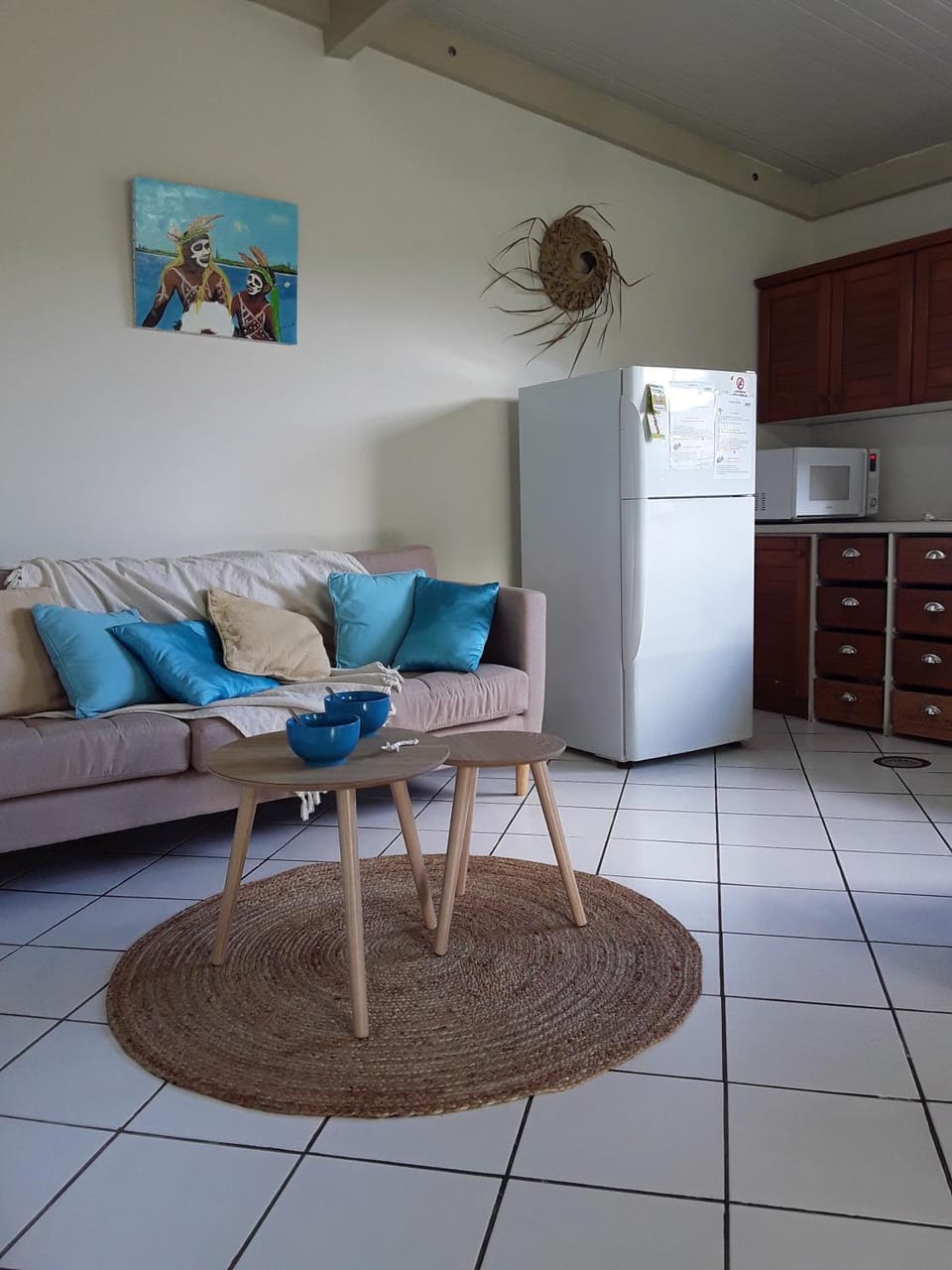 Kitchen or kitchenette, Living room, Dining area