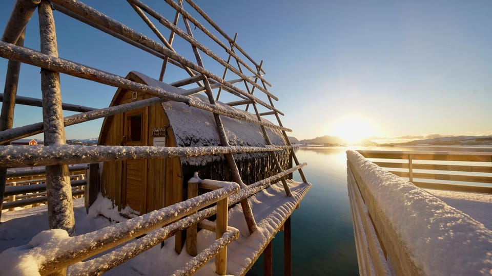 Property building, Winter, Sauna, Sauna