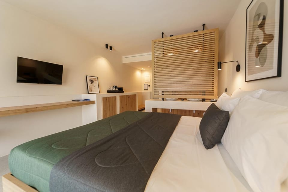 Bed, TV and multimedia, Photo of the whole room, Bedroom