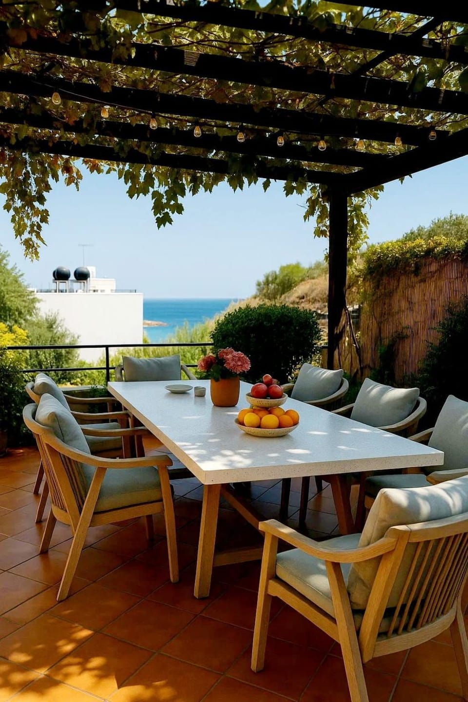 Property building, Seating area, Sea view, Breakfast, Drinks, Seasons