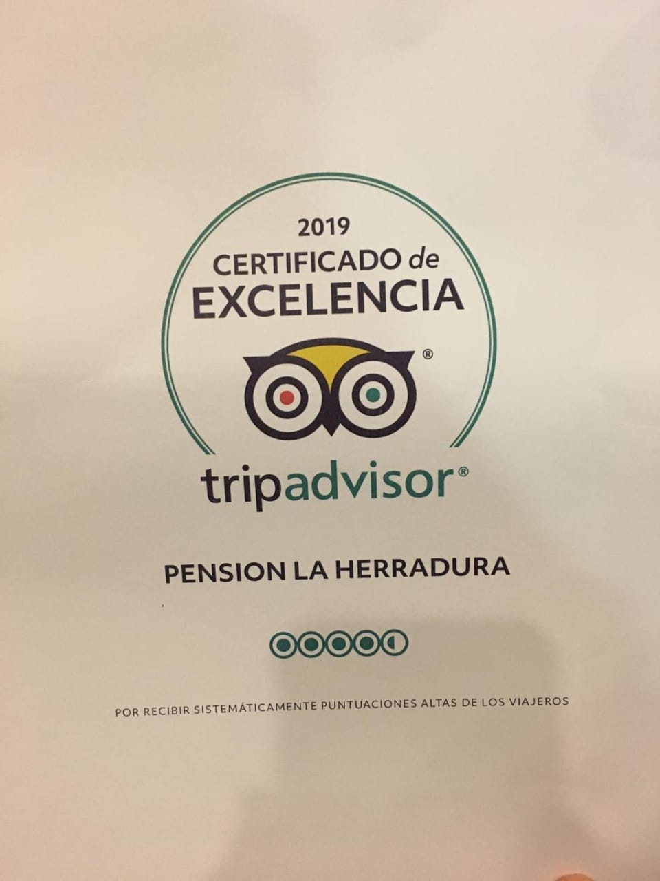 Certificate/Award
