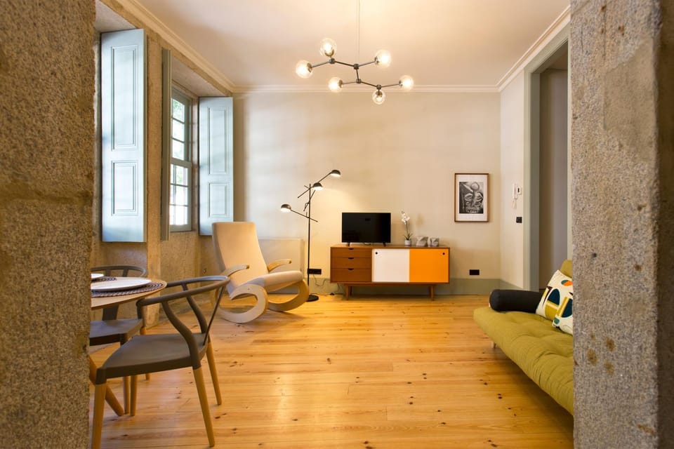 Living room, Dining area, City view