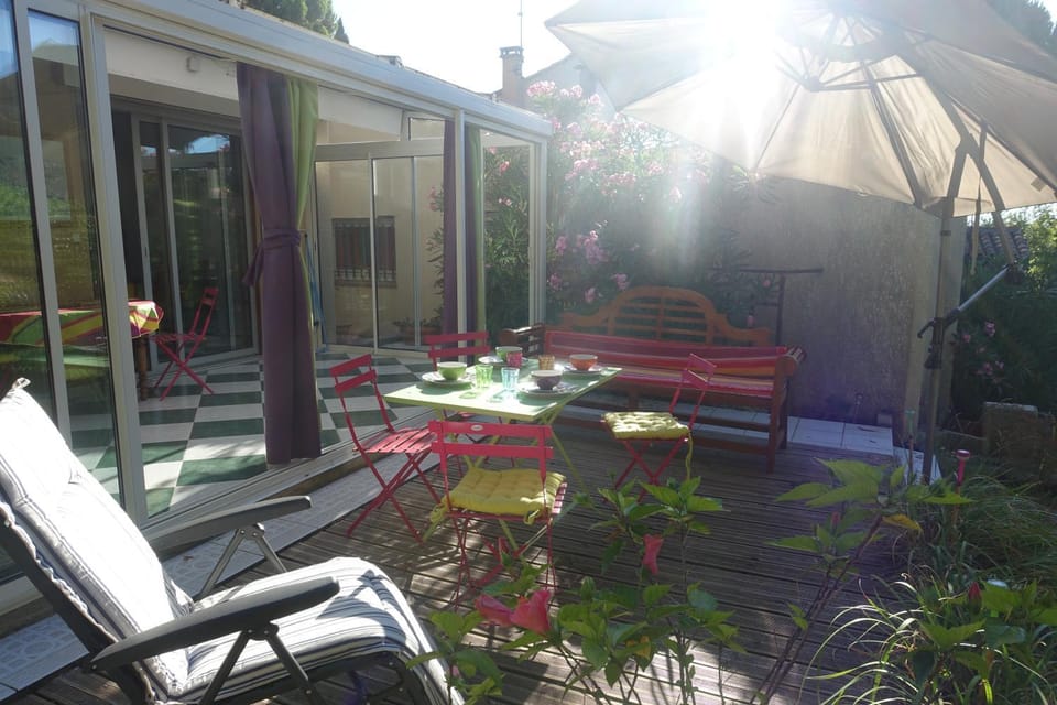 Property building, Patio