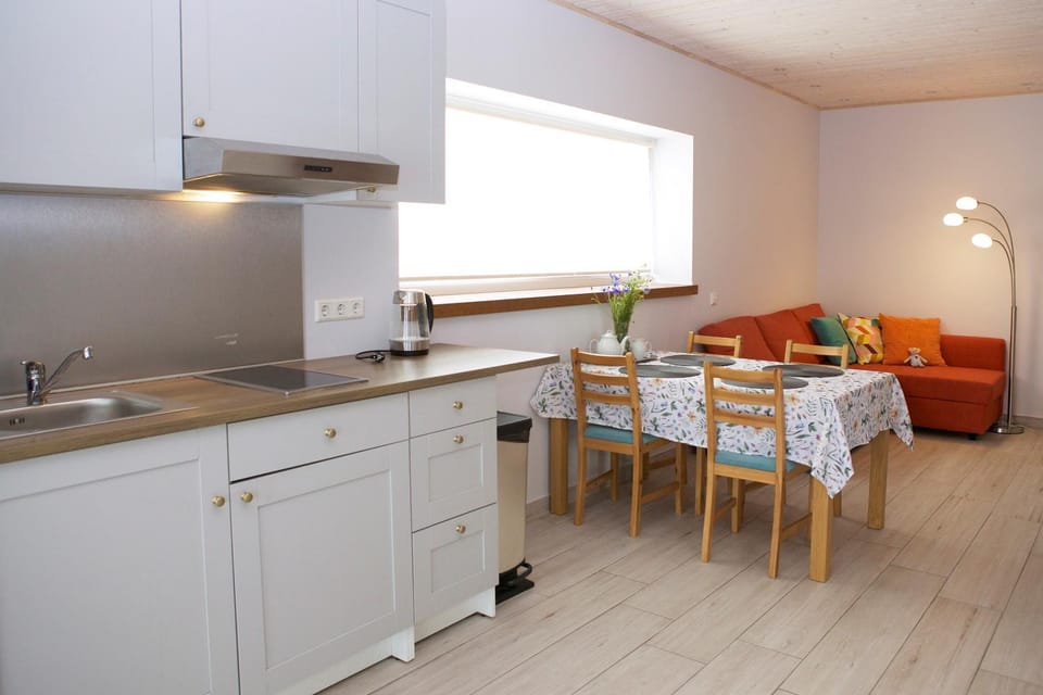 Kitchen or kitchenette, Seating area, Dining area