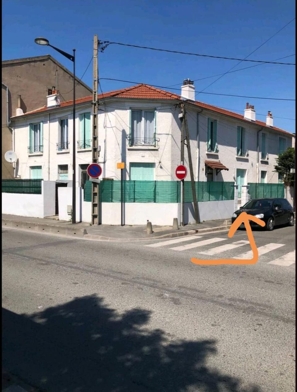 Quiet street view