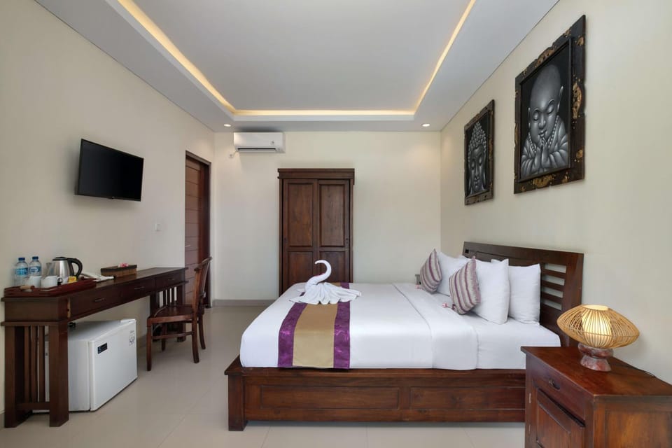 Bed, TV and multimedia, Photo of the whole room, Bedroom, air conditioner