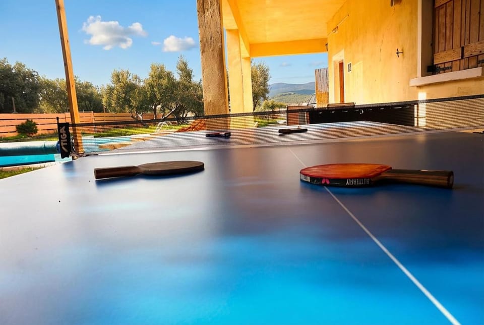 Table tennis, Swimming pool