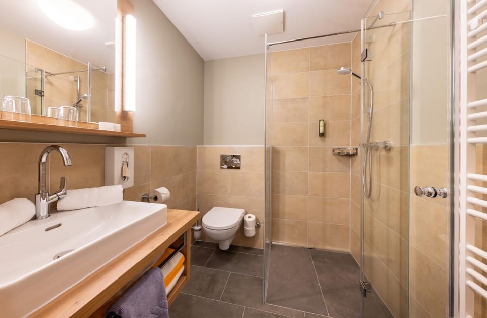 Shower, Toilet, Bathroom, towels