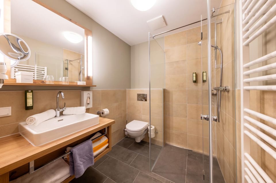 Shower, Toilet, Bathroom, towels