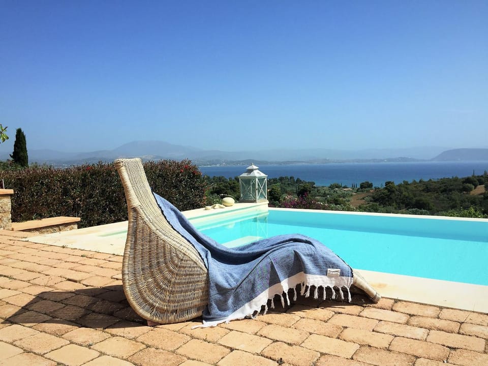 Pool view, Sea view, Swimming pool