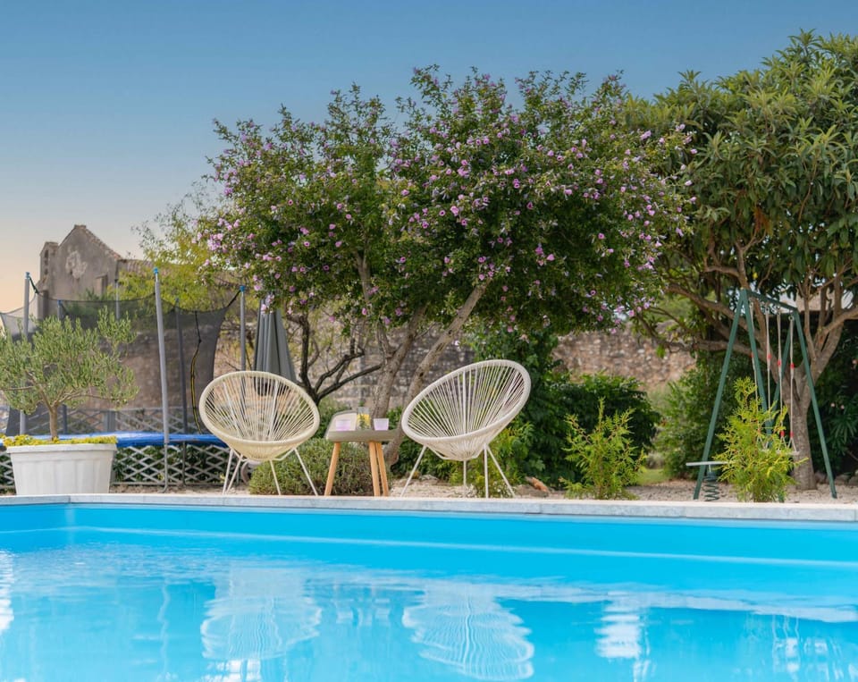 Natural landscape, Pool view, Swimming pool