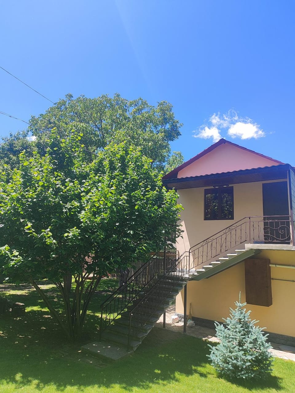 Property building, Spring, Day, Garden, Garden view