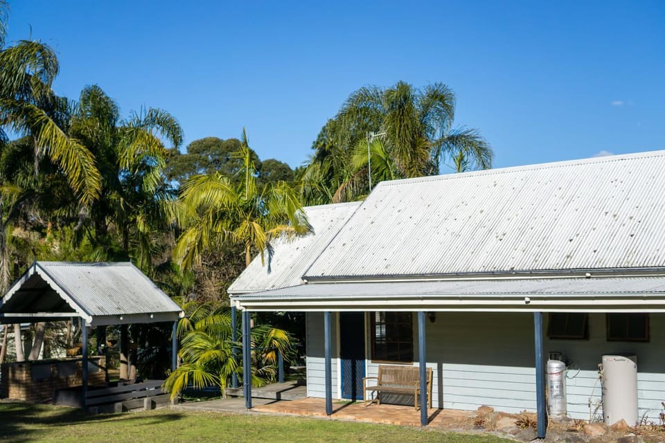 Facade/entrance, BBQ facilities