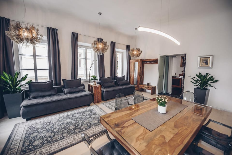 Kitchen or kitchenette, Living room, Dining area