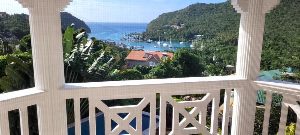 Nearby landmark, Natural landscape, View (from property/room), Balcony/Terrace, Mountain view, Pool view, Sea view, Swimming pool