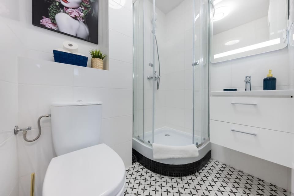 Shower, Toilet, Bathroom, towels