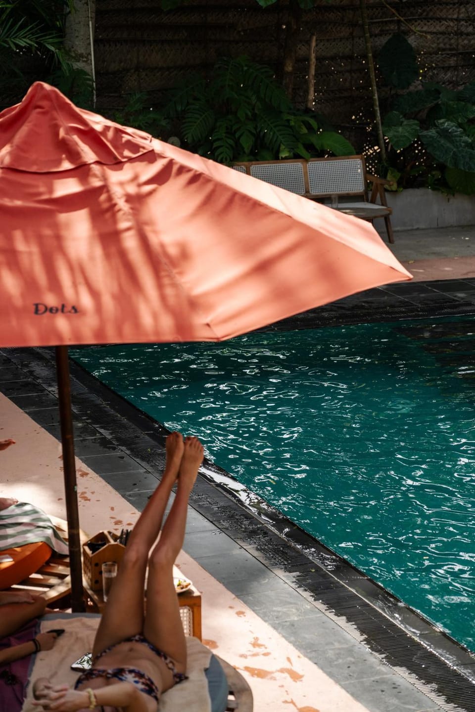 Pool view, Swimming pool, sunbed