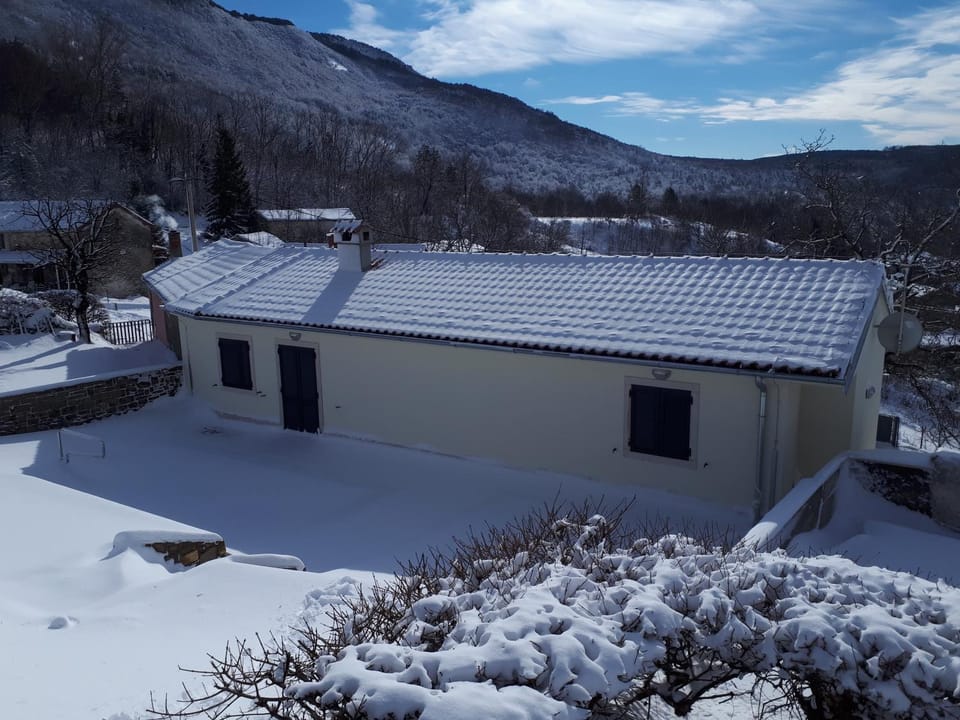 Winter, View (from property/room), Landmark view, Mountain view