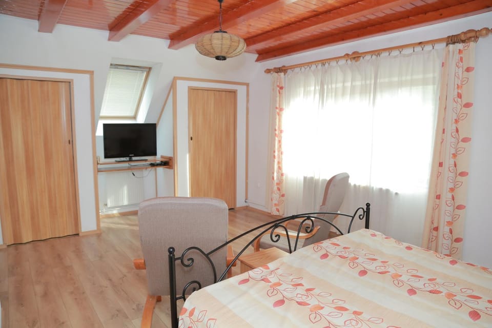 Bed, TV and multimedia, Bedroom
