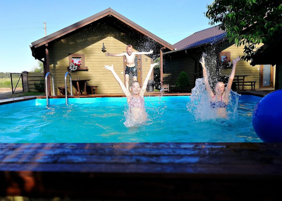 People, Pool view, Swimming pool, children