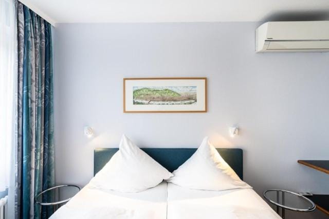 Bed, Photo of the whole room, Bedroom, air conditioner
