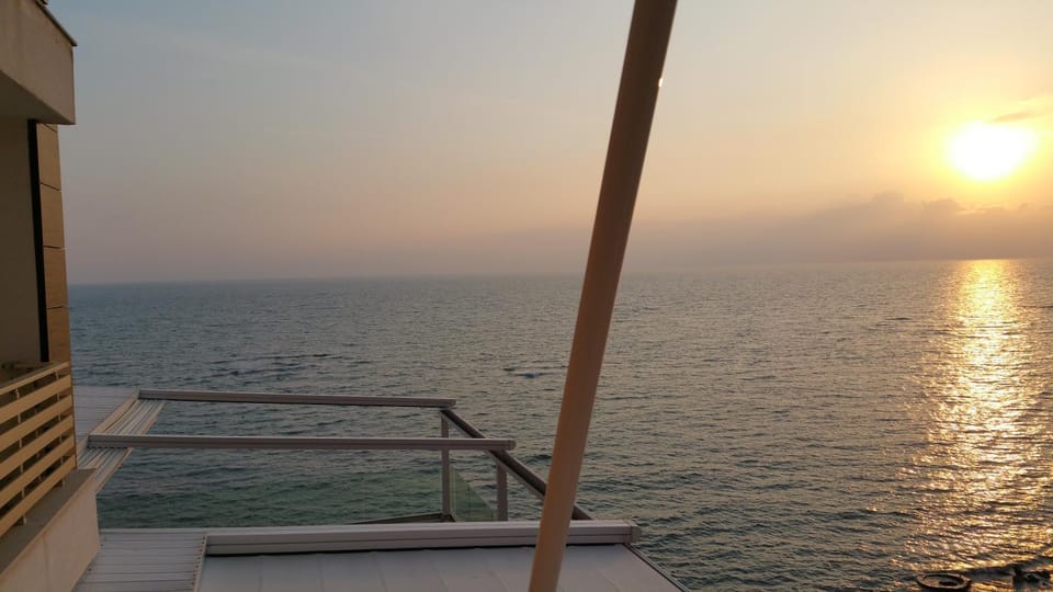Natural landscape, Sea view, Sunset