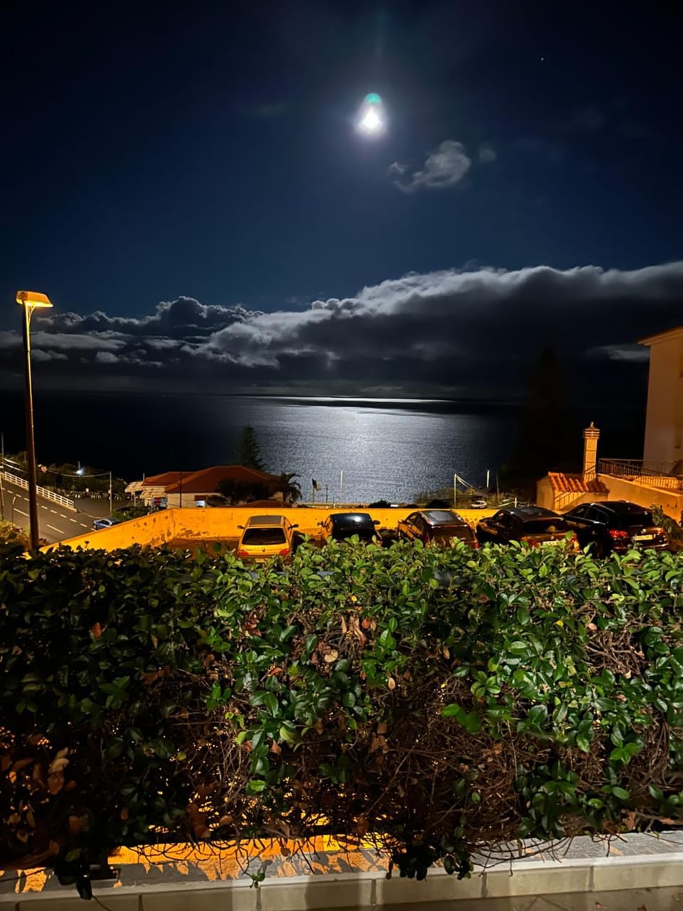 Night, Natural landscape, Sea view
