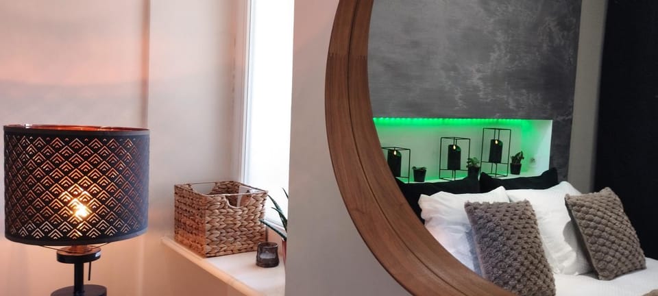 Bed, Night, Decorative detail, Bedroom