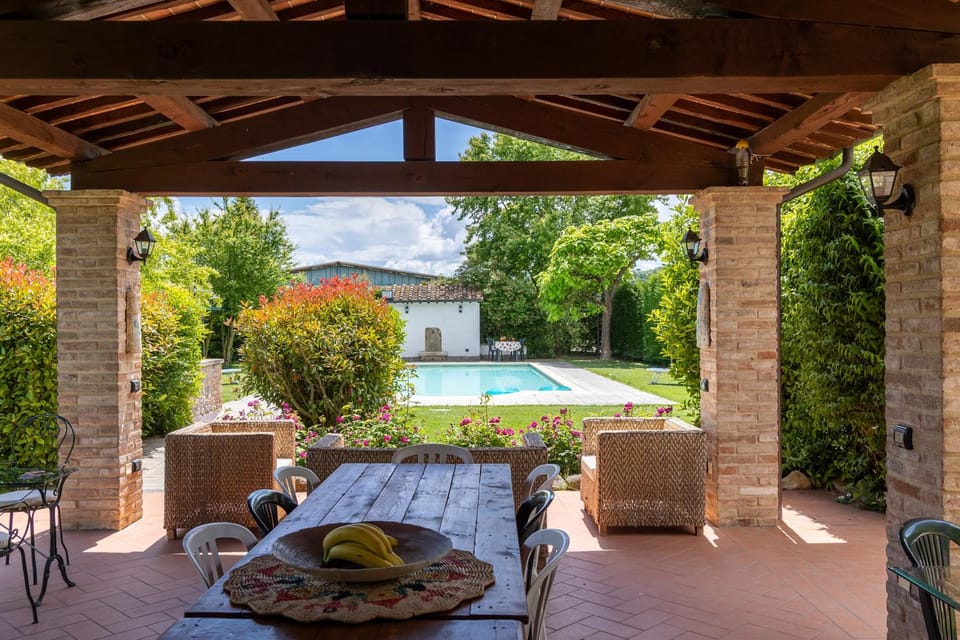 Patio, Garden view, Pool view