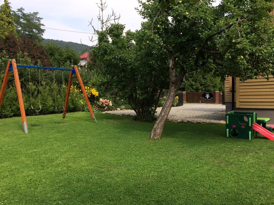 Children play ground, Garden, Garden view, Parking
