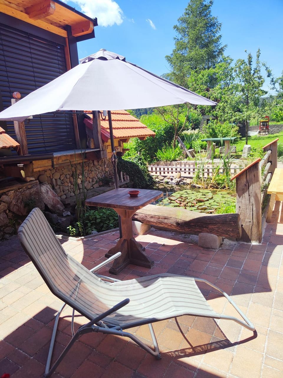 Garden, Garden view, sunbed